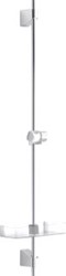 HANSA BASICJET GLIJSTANG ZONDER HANDDOUCHE MET HOUDER VERSTELBAAR MET ZEEPSCHAAL 92CM CHROOM 44700300