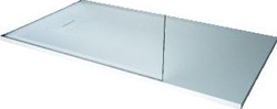 NOVELLINI NOVOSOLID DOUCHEBAK RECHTHOEKIG 90MM AFVOER COMPOSIET 1700 X 700MM (LXB) 35MM BAK WIT NOS170704-30