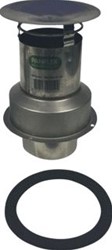 PANFLEX KLIKKAP HR INOX QA RVS MET FOAMRING (1-DELIG) D80MM