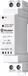 FINDER SOLID STATERELAIS 17,5MM BREED 1 MAAKCONTACT 5A /24VDC INGANGSCIRCUIT 24VDC 77.01.9.024.9024