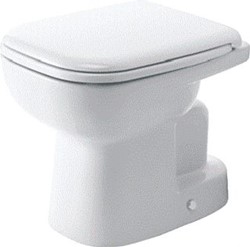 DURAVIT STAAND TOILET 54CM 6,0 L VOOR VARIABELE WATERTOEVOER DIEPSPOEL INCL. BEVESTIGING AFVOER VERTICAAL EWL KLASSE 2 WIT 21100100002