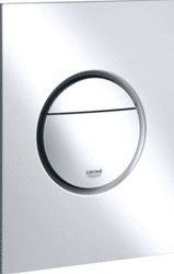 GROHE NOVA COSMOPOLITAN S BEDIENINGSPLAAT MECHANISCH TWEEKNOPS 172 X 130MM (LXB) KUNSTSTOF MAT CHROOM 37601P00