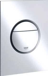 GROHE NOVA COSMOPOLITAN S BEDIENINGSPLAAT MECHANISCH TWEEKNOPS 172 X 130MM (LXB) KUNSTSTOF MAT CHROOM 37601P00