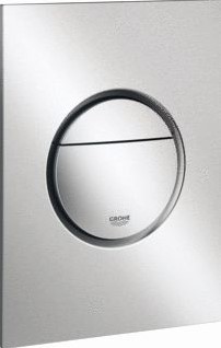 GROHE NOVA COSMOPOLITAN S BEDIENINGSPLAAT MECHANISCH TWEEKNOPS 172 X 130MM (LXB) KUNSTSTOF SUPERSTEEL 37601DC0