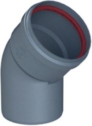 COX GEELEN COXFIX ALU BOCHT 45° 80 BLANK 271080