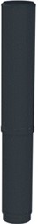 COX GEELEN PIJPSET ZWART ALUMINIUM DAKDOORVOER EXCL. UITMONDINGSSTUK 130MM LENGTE 1200MM ZWART 225006