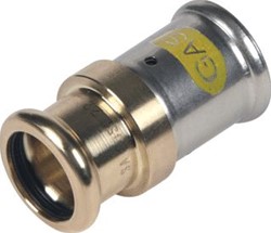 HENCO OVERGANGSSTUK PERS X KOPER PERS GAS 20X22 M-V-SA PROFIEL 36PG-2022P