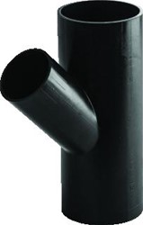 WAVIN PE T-STUK ZWART 315 45 GRADEN SDR 26 3702031004