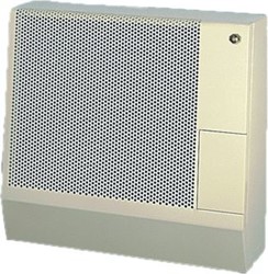 DRU ART 3-01 GEVELKACHEL VRIJSTAAND VERMOGEN 2,8KW EXCL. ROOKGASUITLAAT HXBXD 503X545X232MM WIT AARDGAS 43089