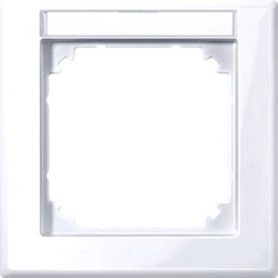 SCHNEIDER ELECTRIC MERTEN AFDEKRAAM M-SMART ENKELVOUDIG ACTIEFWIT ETIK. 470125