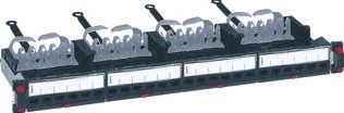 LEGRAND LCS3 PATCHPANEEL 24-V 1HE COMPL INCL 24 STUKS CAT.5E UTP CONNECTOREN 033750