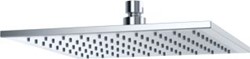 KLUDI A-QA HOOFDDOUCHE VIERKANT 25X25CM MET KOGELGEWRICHT ZONDER DOUCHEARM CHROOM 644250500