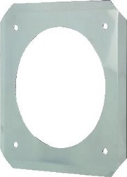 UBBINK ROLUX MUURPLAAT 60/100 MM VOOR PP/INOX VOOR BUITENWANDSYSTEEM 0120096
