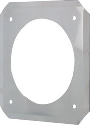 UBBINK ROLUX MUURPLAAT 110/160 MM VOOR PP/INOX VOOR BUITENWANDSYSTEEM 0703481