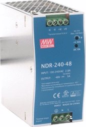MEANWELL 48V-0-5A SLIMENECON EFF NDR-240-48