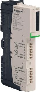 SCHNEIDER ELECTRIC MODICON STB STANDAARD SET ANALOGE INGANG +/-10V 4I 15 BITS + SIGN STBAVI0300K