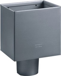 RHEINZINK BLUE-GREY VERGAARBAK KUBUS 100MM 1640001565