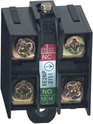 SCHNEIDER ELECTRIC PREVENTA XPE SNAP-ACTION CONTACTELEMENT DUBBELE PEDAALSCHAKELAAR 1NO+1NC XE2SP4151B