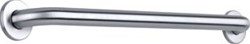 DELABIE HANDGREEP AANGEPAST SANITAIR BASIC GREEP 600MM LENGTE 32MM DIAMETER RVS MAT GEPOLIJST 350506S