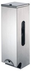 GEESA STANDARD TOILETROLDISPENSER VOOR 3 ROLLEN RVS GEBORSTELD 911233