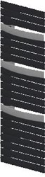 RADSON EVIA 600X1657 RECHTS ELEKTRISCHE DESIGNRADIATOR EVED0616REL