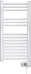 ZEHNDER BUISRADIATOR ELEKTRISCH AURA TIJDSCHAKELKLOK LINKS EN RECHTS D-PROFIEL 300W 786 X 400 X 40MM (HXLXD) WIT PBEZ-080-40/MQ