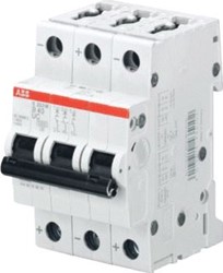 ABB INSTALLATIEAUTOMAAT VOOR HOGERE-GELIJK-SPANNINGEN 3POLIG 50A 400VAC 2CDS273061R0504