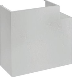 OBO REHAU SIGNA BASE WANDGOOT KUNSTSTOF VLAKKE HOEK 70 X 130 RAL 7035 7035 17010381610