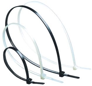 LEGRAND BUNDELBAND COLRING POLYAMIDE 6/6 TRANSPARANT L360 B7.6 032049