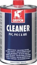 GRIFFON REINIGINGSMIDDEL GESCHIKT VOOR BINNEN GESCHIKT VOOR BUITENGEBRUIK GESCHIKT VOOR ONTVETTEN GESCHIKT VOOR REINIGEN GESCHIKT VOOR PVC FYSIEKE VORM VLOEISTOF INHOUD 1.46L WATEROPLOS 7431001000