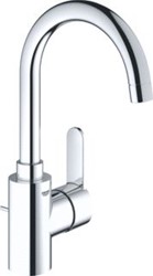 GROHE EUROSTYLE COSMOPOLITAN WASTAFELMENGKRAAN L-SIZE TREKWASTE EENGREEPS 1-GATS 301MM HOOGTE 153MM UITLOOP DRAAI CHROOM 23043003