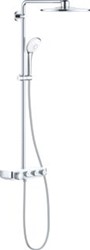 GROHE EUPHORIA SMARTCONTROL SYSTEM 310 DUO DOUCHETHERMOSTAAT DOUCHESYSTEEM ROND WAND EENGREEPS 2-GATS 150MM HART MOON WHITE 26507LS0