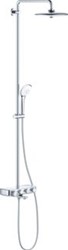 GROHE EUPHORIA SMARTCONTROL SYSTEM 260 MONO BADTHERMOSTAAT MET DOUCHESYSTEEM WAND EENGREEPS 2-GATS 150MM HART CHROOM 26510000