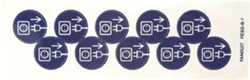 PANDUIT VEILHEIDPICTO PESG-B-1