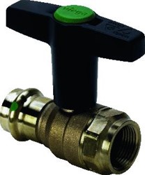 VIEGA EASYTOP KOGELKRAAN MET SC-CONTUR MODEL 2275.4 DN: 40 D= 42 RP: 1½ 746803