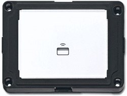 ABB BUSCH-JAEGER FUNCTIEMODULE DEURCOMMUNICATIE TOEGANGSCONTROLE HXBXD 71X98X29MM WIT
