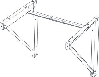 NIBE BAU 10 BEUGELS VOOR MUURBEVESTIGING 067526