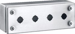 RITTAL RVS (AISI 304) DRUKKNOPKAST LEDIG VOOR 4 ELEMENTEN 22,5MM BHD 280X100X90MM  2384040