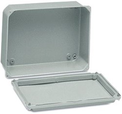 SCHNEIDER ELECTRIC SPACIAL SDB KLEMMENKAST LAAG DEKSEL 155X105X61MM IP55 GRIJS NSYDB1510M