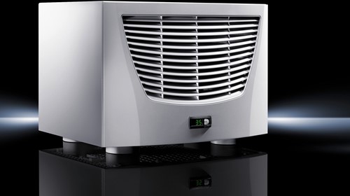 RITTAL SK LUCHT/WATER-WARMTEWISSELAAR DAKMONTAGE 4KW 400V 50/60HZ 597X417X475MM BXHXD RAL 7035 MET COMFORTCONTROLLER  3210540-2