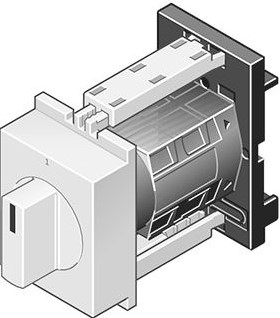 EATON AAN-UIT-SCHAKELAAR CONTACTEN: 2 10 A FRONTPLAAT: 0-1 90 GRADEN VAST V 225335