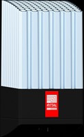 RITTAL SK KASTVERWARMING VERMOGEN 400/415W 115V 50/60HZ 103X200X103MM BXHXD MET VENTILATOR  3105420-3