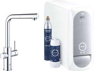 Grohe Blue Pure 1-gats keukenkraan met U-uitloop, met filterfunctie