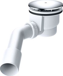GROHE UNIVERSAL AFVOERGARNITUUR VOOR DOUCHE HORIZONTAAL 112MM DIAMETER CHROOM 49534000