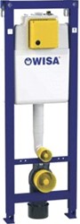 WISA XS INBOUWRESERVOIR MET FRAME STAAL (HXBXD) 1140 1340X380X140 200MM OPPERVLAKTEBESCHERMING GECOAT IN DIEPTE VERSTELBAAR VERSTELBARE HOOGTE SPOELRESERVOIR KUNSTSTOF CONSTRUCTIE ZELFD 8050452980