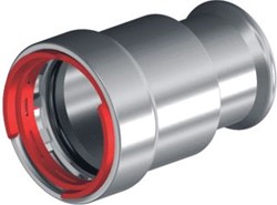 VSH POWERPRESS OVERGANGSKOPPELING FITTING XPRESS 3/4 X 22MM (PERSMOF X PERSMOF) STAAL EPDM DN20 PN16 MAX 16 BAR ZINK/NIK PWR9401227