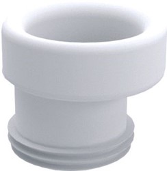 WISA CLOSETAANSLUITSTUK RECHT KUNSTSTOF WIT LENGTE 119MM UITWENDIGE AANSLUITDIAMETER 96 110MM KOMO-KEUR UITWENDIGE BUISDIAMETER AANSLUITING 100MM EXCENTRISCH SPRONG 18.5MM STEEKMAAT 68. 8040301007