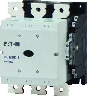 EATON MAGNEETSCHAKELAAR 3P AC3-400A-200KW(400V) HULPCONTACT 2M+2V SPOELSPANNING 220-240V50/60HZ.