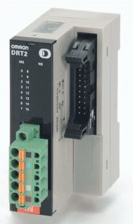 OMRON DEVICENET I/O TERMINAL 16 UIT 24 VDC PNP 0,3 A MIL AANSLUITING DRT2OD16MLX1