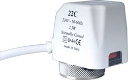 WATTS EL.THERM.ACTUATOR 22C 24V NC2 5,5 1MTR. 800000212